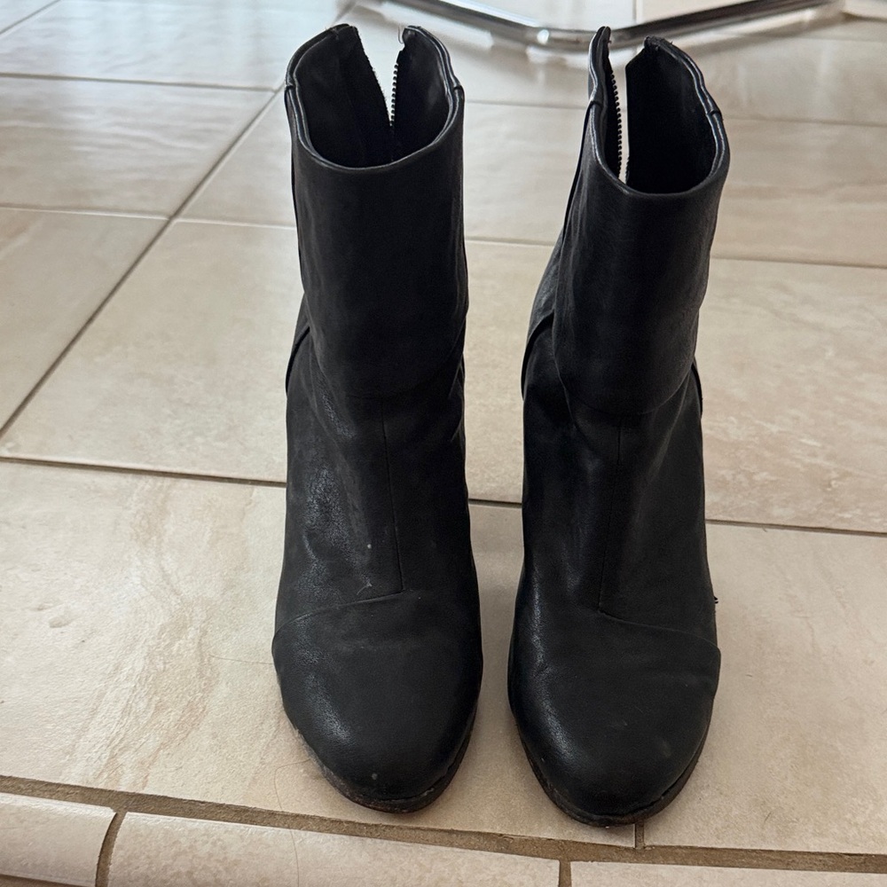 rag & bone Black Ankle Booties